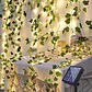 GUIRNALDA CORTINA HOJAS LED SOLAR 2x1M - Miniatura 1
