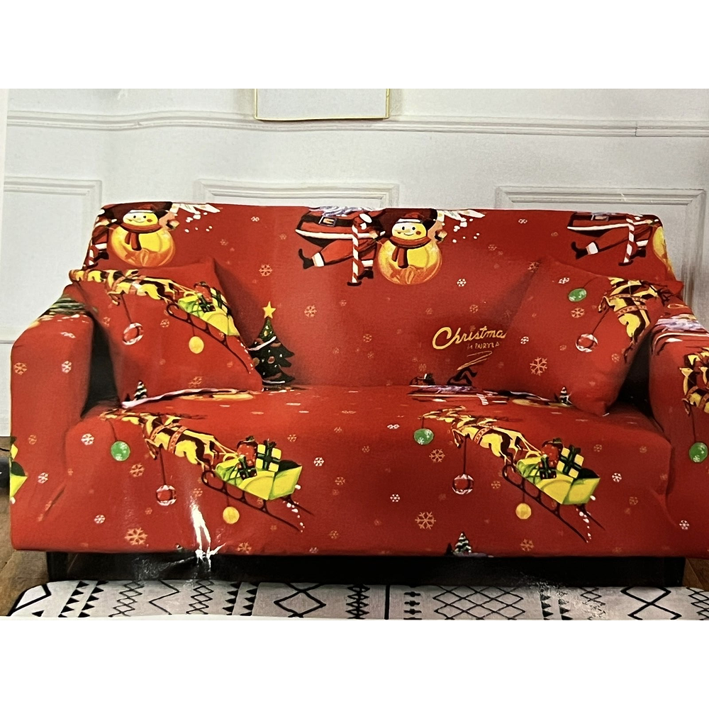 FUNDA DE SILLON DE 1 CUERPO NAVIDAD 