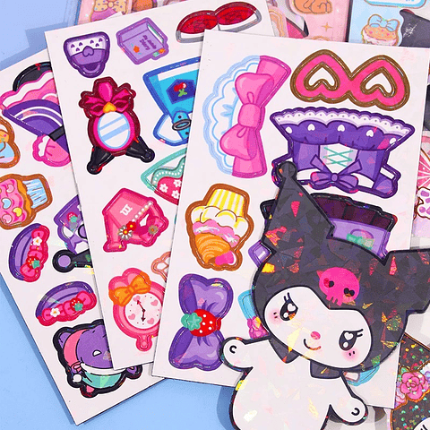 JUEGO PARA VESTIR IMANTADO KUROMI Y MY MELODY