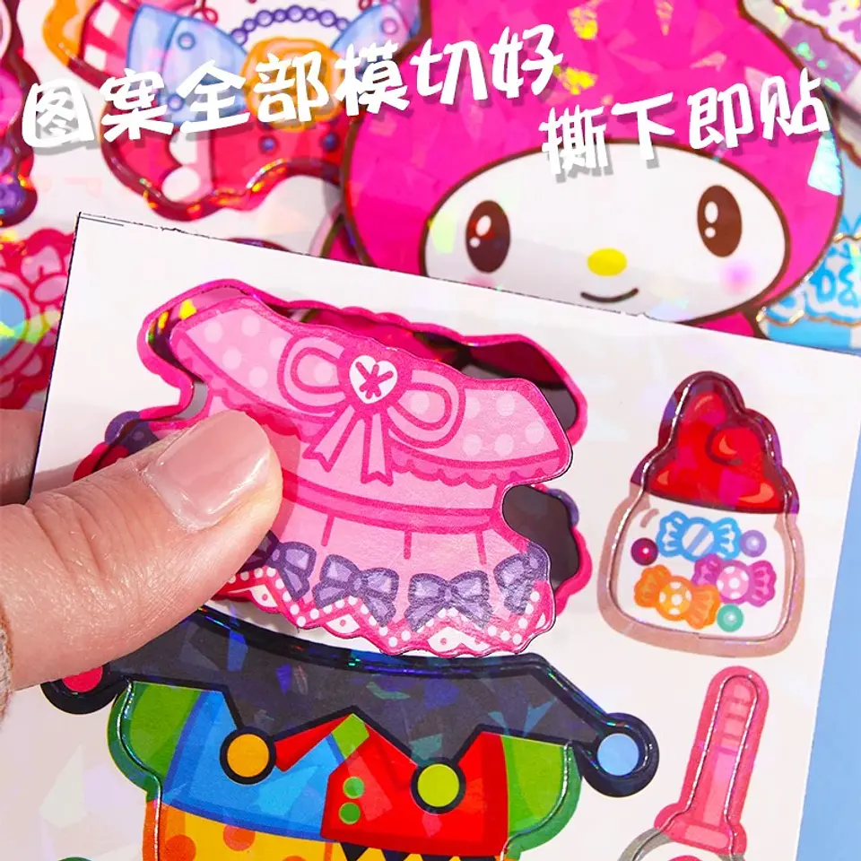 JUEGO PARA VESTIR IMANTADO KUROMI Y MY MELODY 4