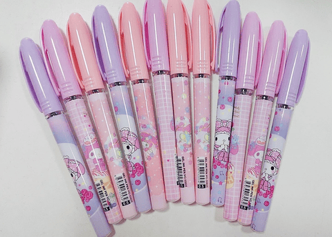 SET DE LÁPIZ GEL PUNTA FINA MY MELODY CAJITA 12UNDS