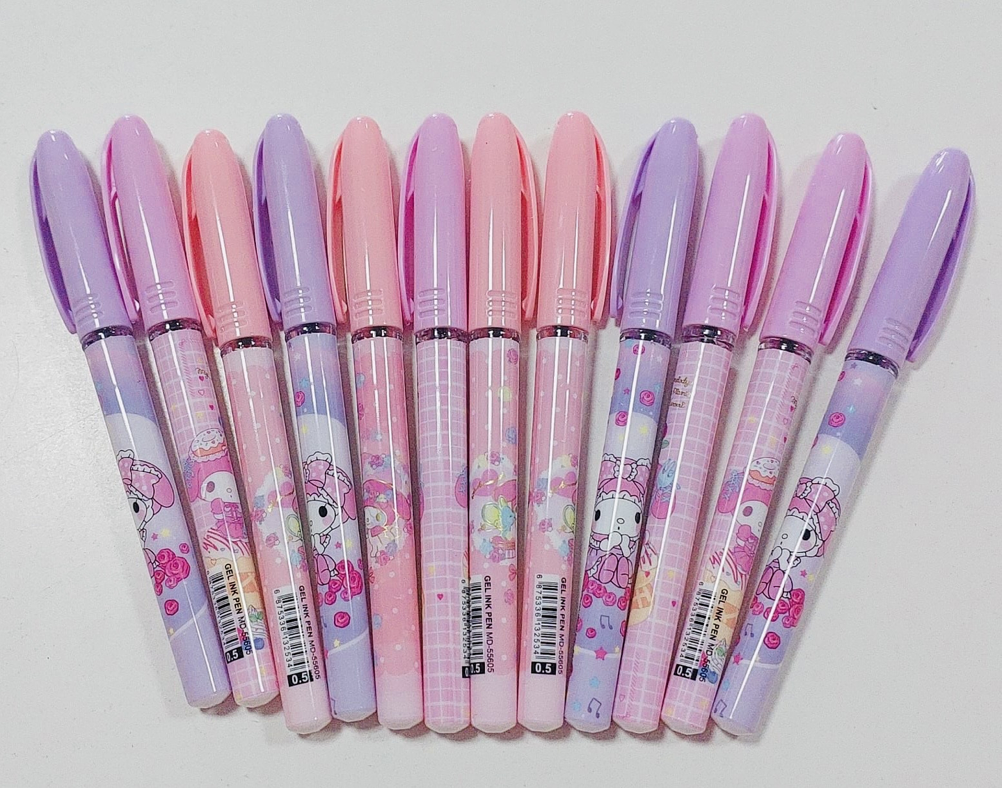 SET DE LÁPIZ GEL PUNTA FINA MY MELODY CAJITA 12UNDS 3