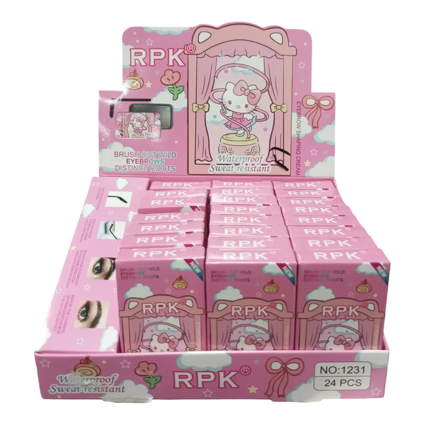 GEL FIJADOR DE CEJAS KITTY 1