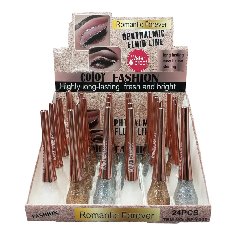 DELINEADOR DE OJOS CON BRILLO ESCARCHADO  1