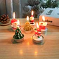 VELAS DECORATIVAS NAVIDAD CAJITA 3PZS - Miniatura 1