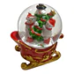 ADORNO ESFERA NIEVE TRINEO 9CM - Miniatura 2