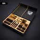 SET DE CUBIERTOS DORADO CON DISEÑOS CAJA 24PZS - Miniatura 4