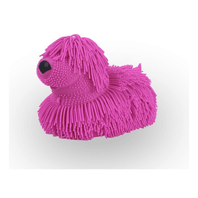 PERRITO SHAGGY PELUDO ANTIESTRÉS CON LUCES MULTICOLOR