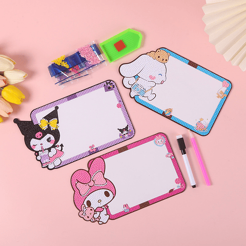 PIZARRA MAGNÉTICA ARTE DIAMANTE SANRIO 