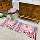 SET DE BAÑO NAVIDAD ROSADO 3PCS - Miniatura 3
