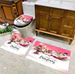 SET DE BAÑO NAVIDAD ROSADO 3PCS - Miniatura 6
