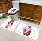 SET DE BAÑO NAVIDAD ROSADO 3PCS - Miniatura 8