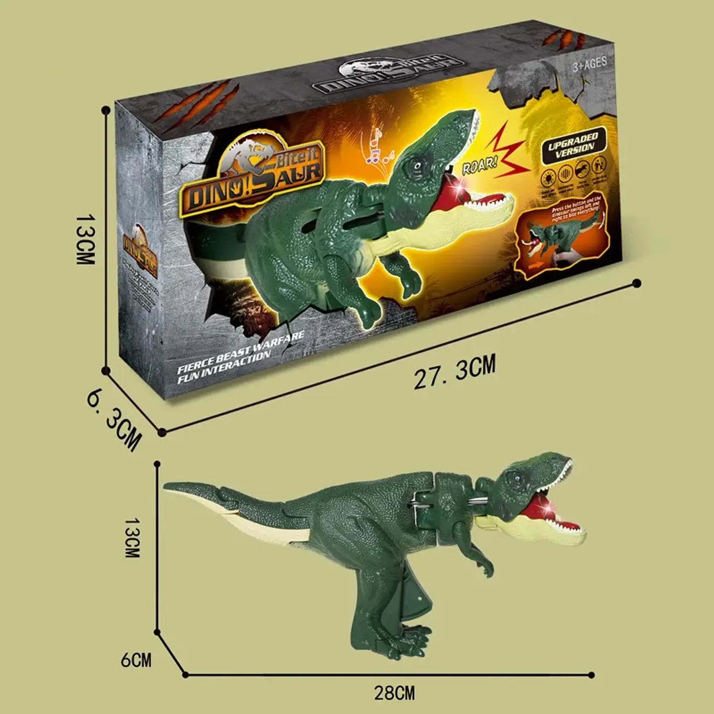 DINOSAURIO ZA-ZA CON PILAS INCLUIDAS 2