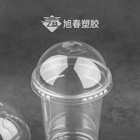 VASO TRANSPARENTE CON TAPA 20oz/600ml