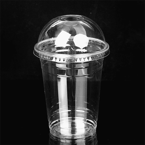 VASO TRANSPARENTE CON TAPA 24oz/ 700ml