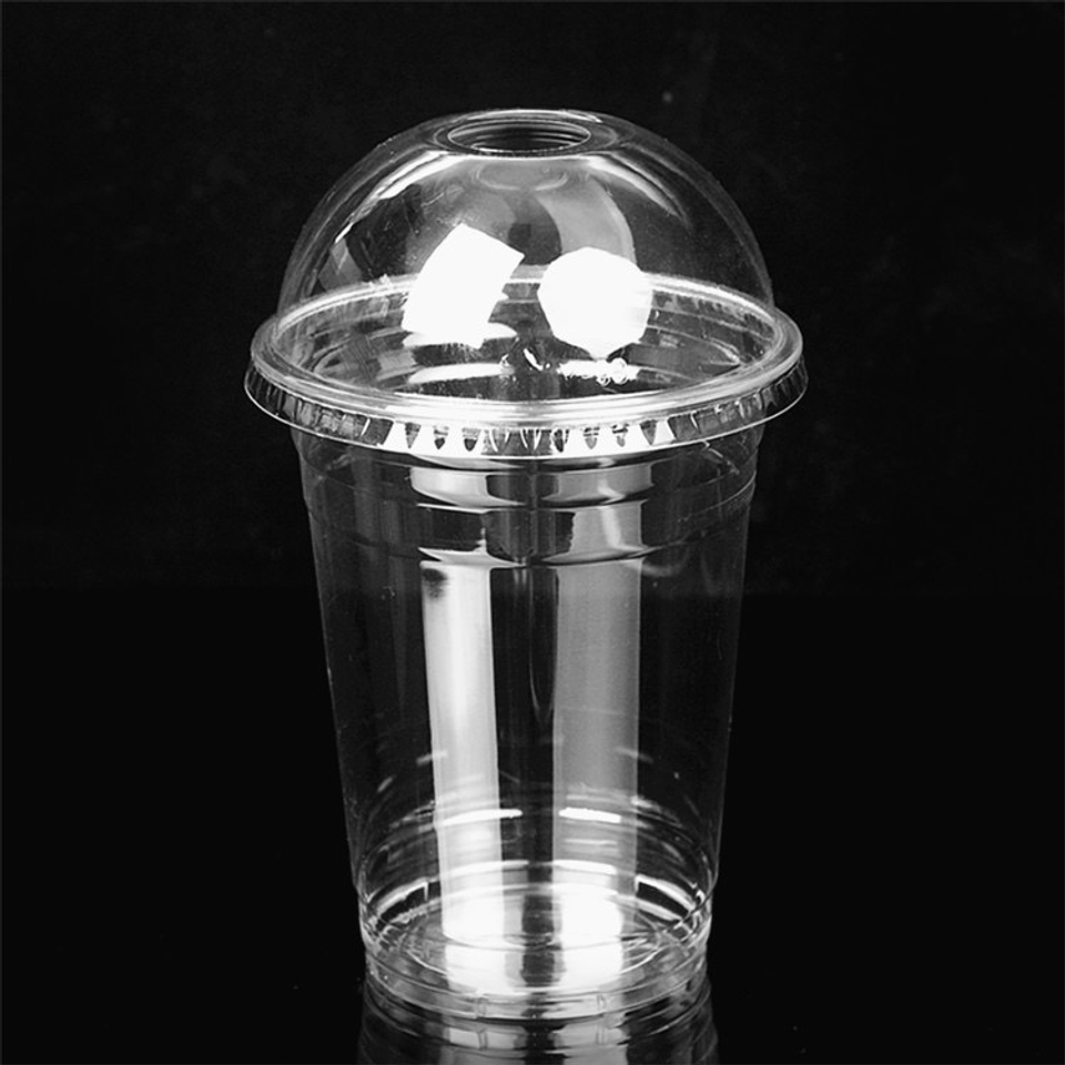 VASO TRANSPARENTE CON TAPA 24oz/ 700ml 1