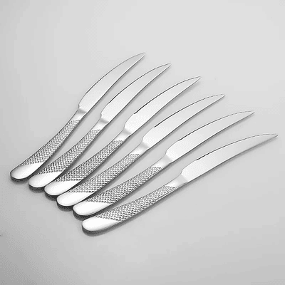 SET DE CUCHILLOS METÁLICO 6PCS