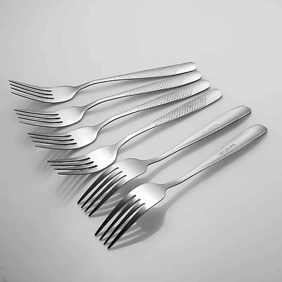SET DE TENEDOR METALICO 12PCS