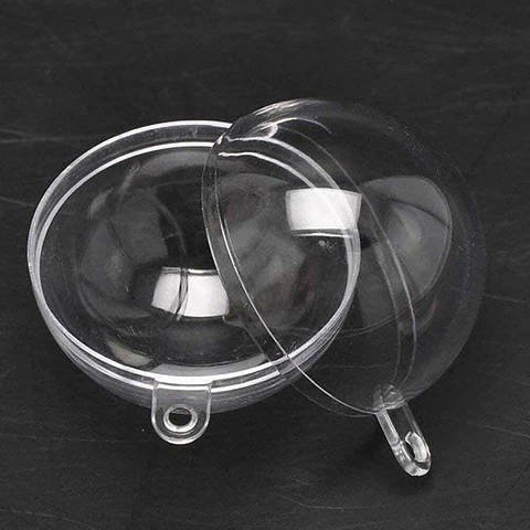 ESFERA ACRILICA PARA PERSONALIZAR 8CM CAJITA 6UNDS 