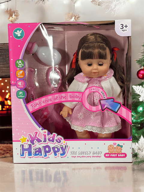 MUÑECA CON ACCESORIO Y SONIDO 