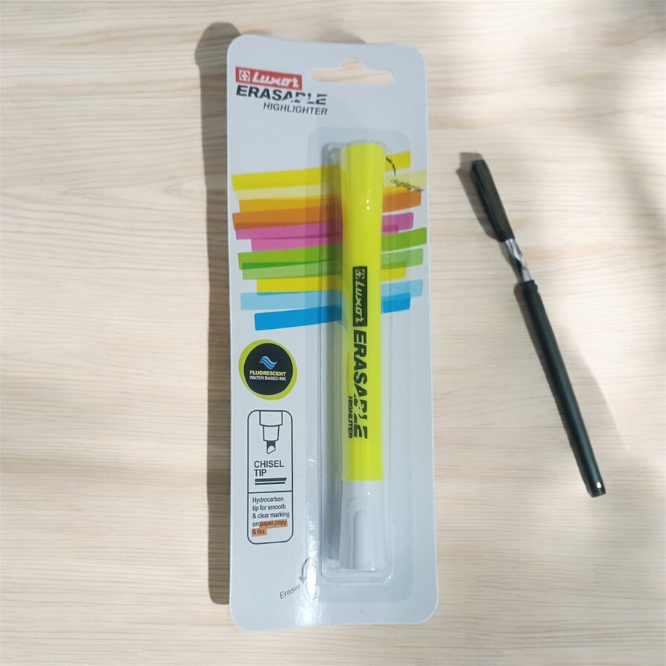 DESTACADOR BORRABLE LUXOR  1