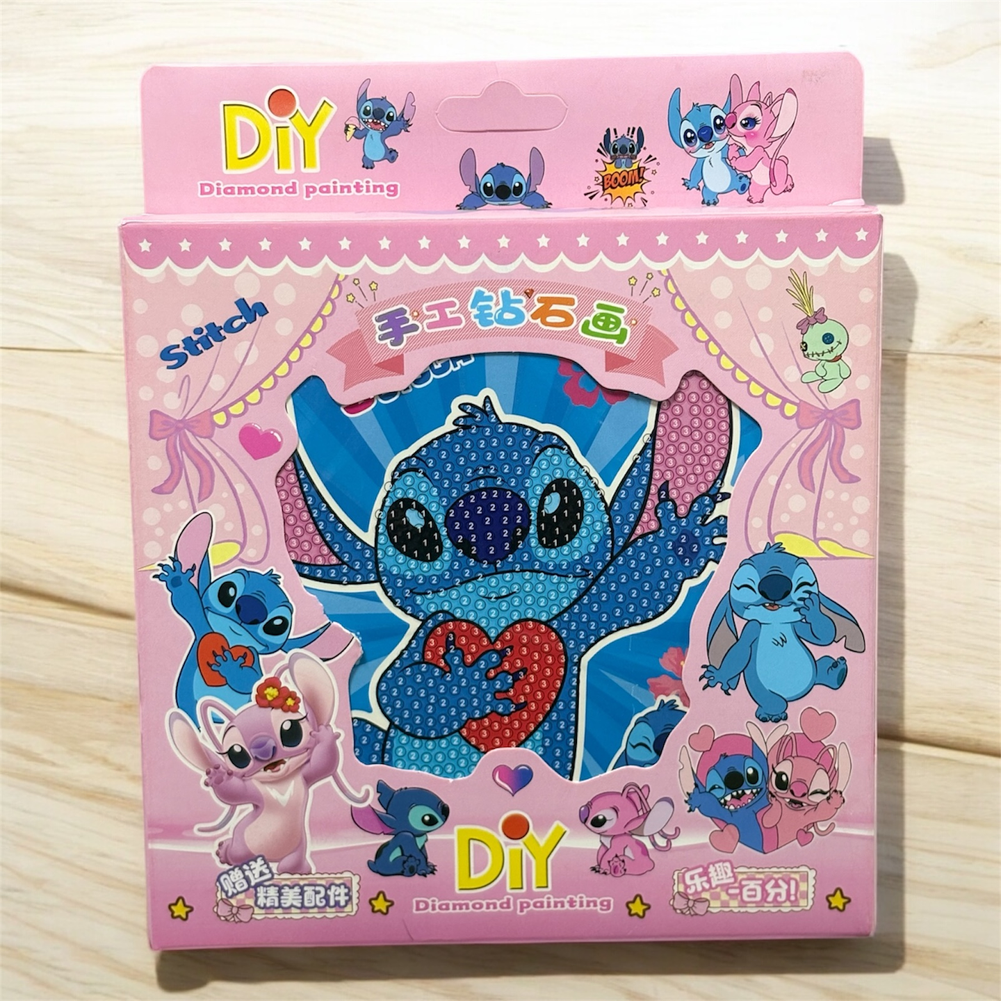 ARTE DIAMANTE KAWAII CON MARCO 15X15  2