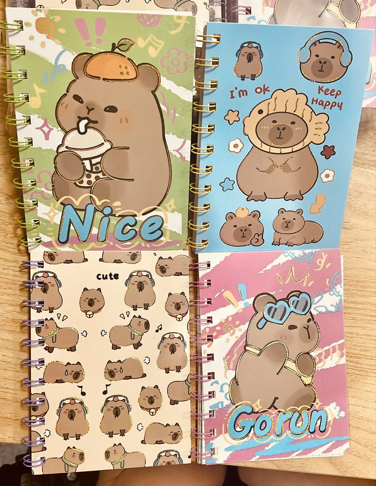 LIBRETA CAPYBARA ANILLADO 14.5CMx10.5CM 1