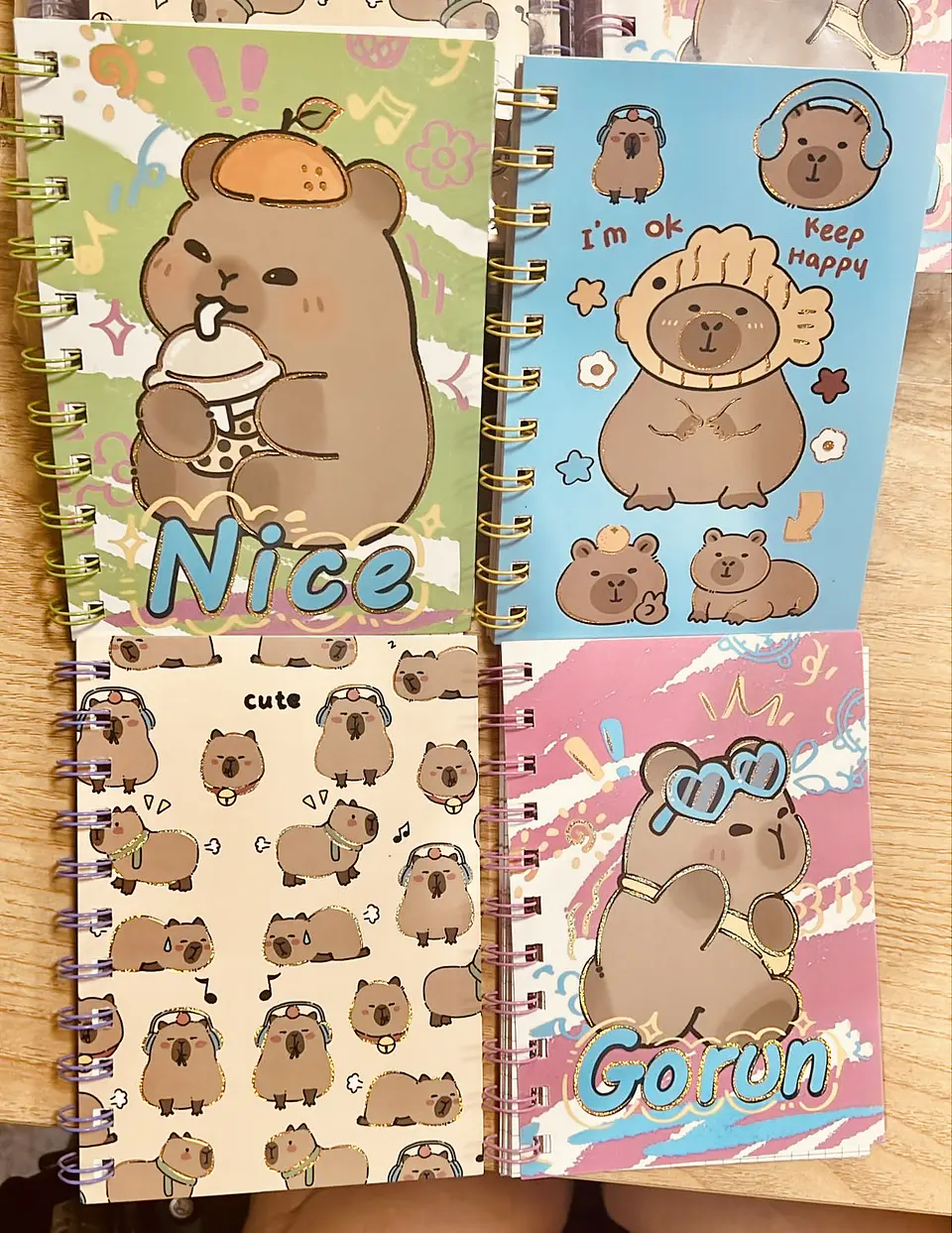 LIBRETA CAPYBARA ANILLADO 14.5CMx10.5CM 1