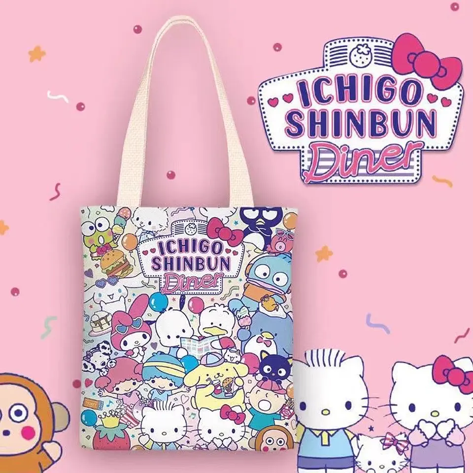 BOLSO TOTE BAG SANRIO (TELA) 37x32CM 1
