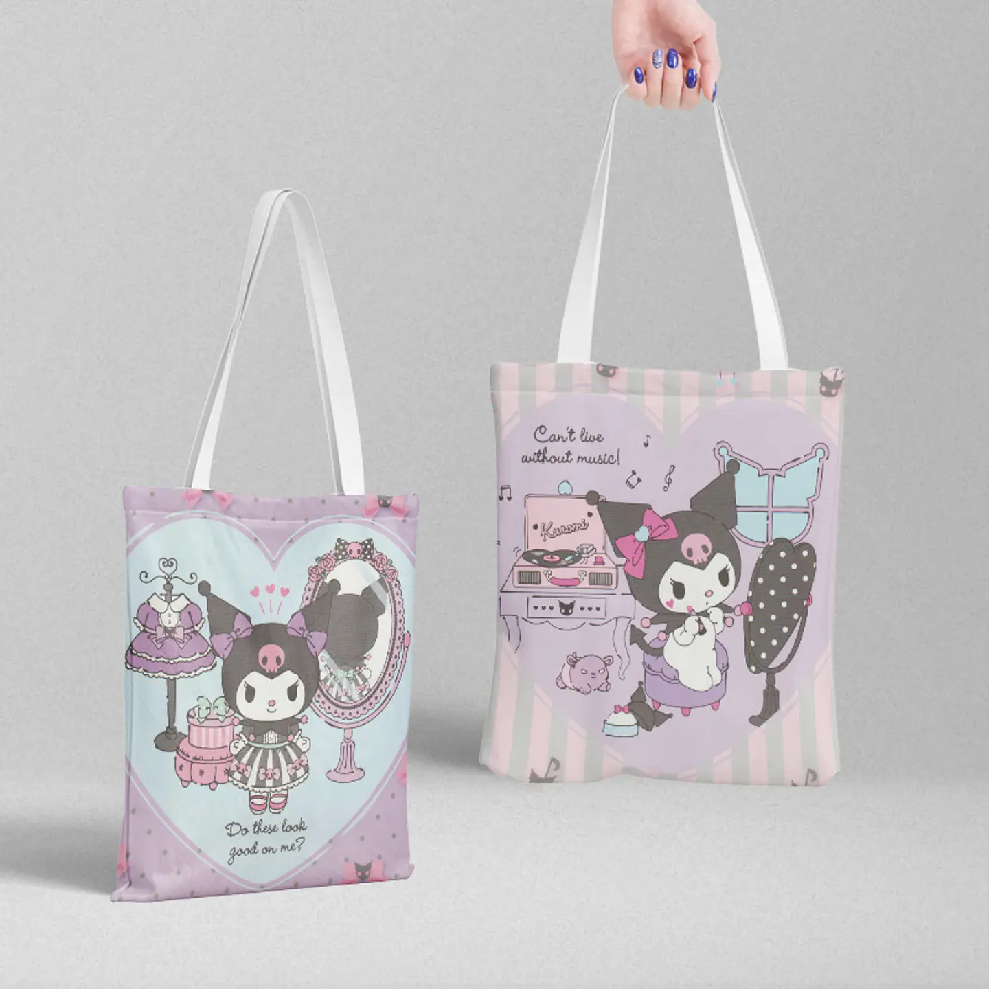 BOLSO TOTE BAG SANRIO (TELA) 37x32CM 2