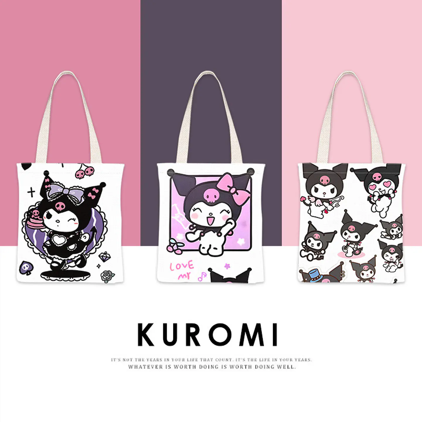 BOLSO TOTE BAG SANRIO (TELA) 37x32CM 8