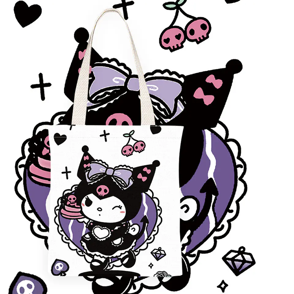 BOLSO TOTE BAG SANRIO (TELA) 37x32CM 12