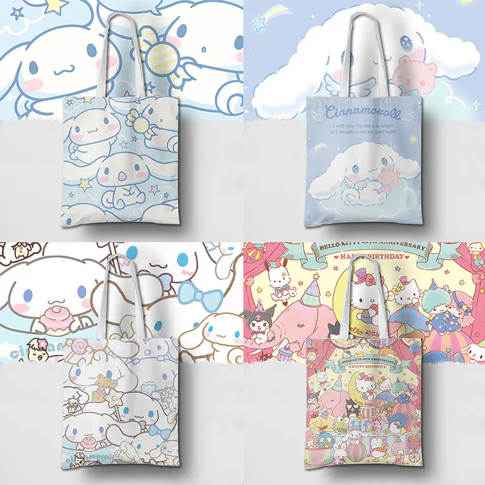 BOLSO TOTE BAG SANRIO (TELA) 37x32CM 14