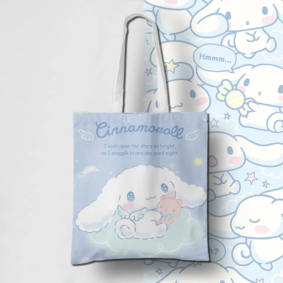 BOLSO TOTE BAG SANRIO (TELA) 37x32CM 15