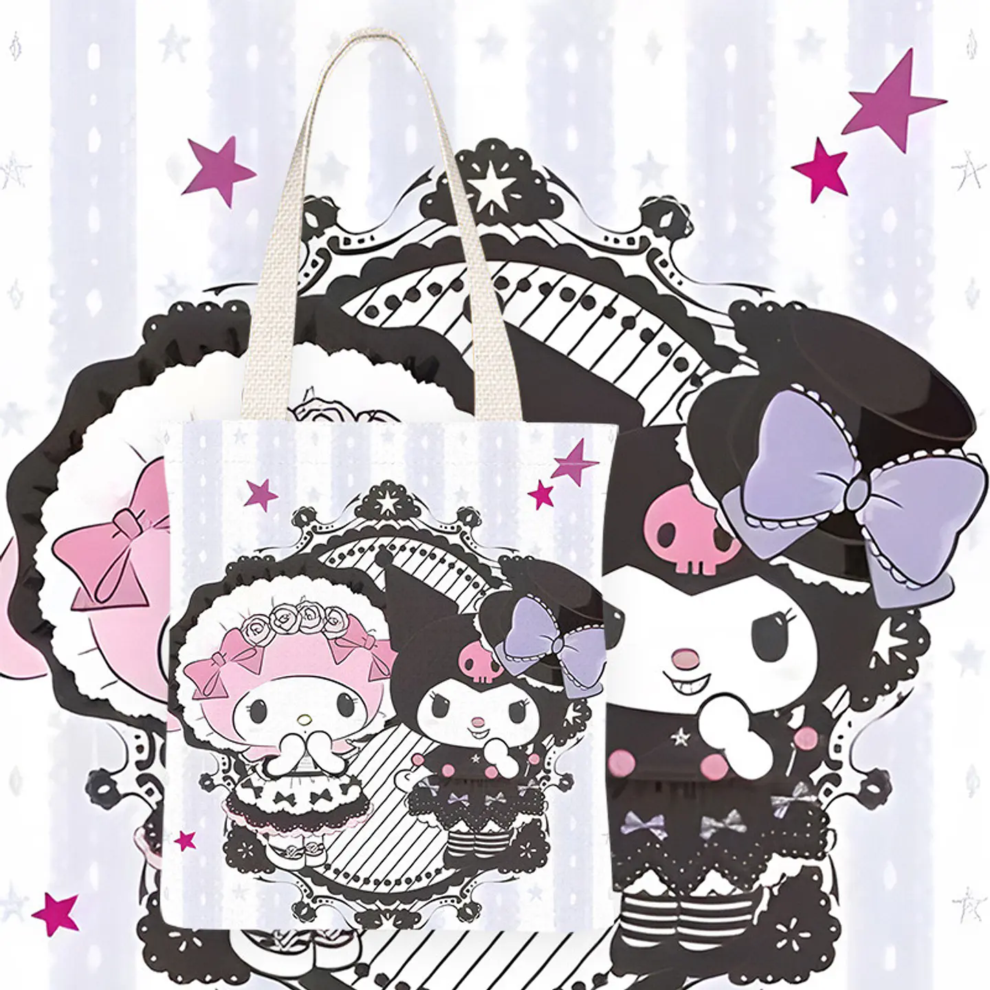 BOLSO TOTE BAG SANRIO (TELA) 37x32CM 16