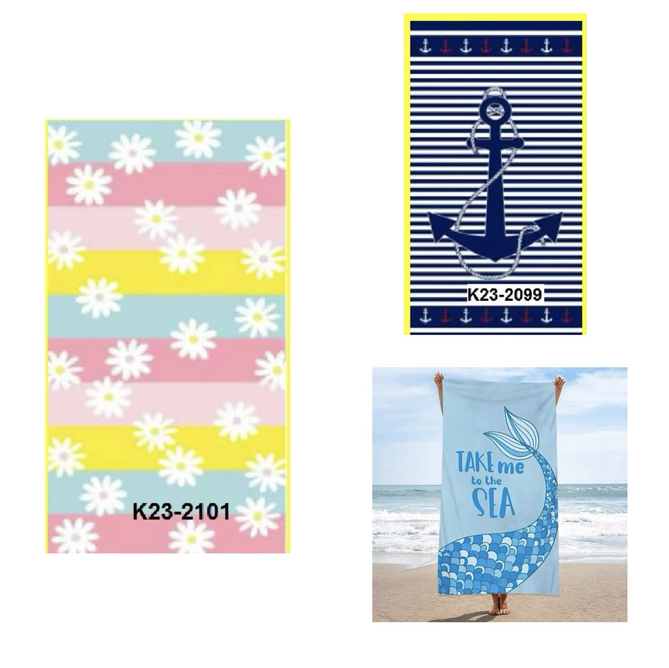 TOALLON PLAYA MICROFIBRA 90x180CM 3