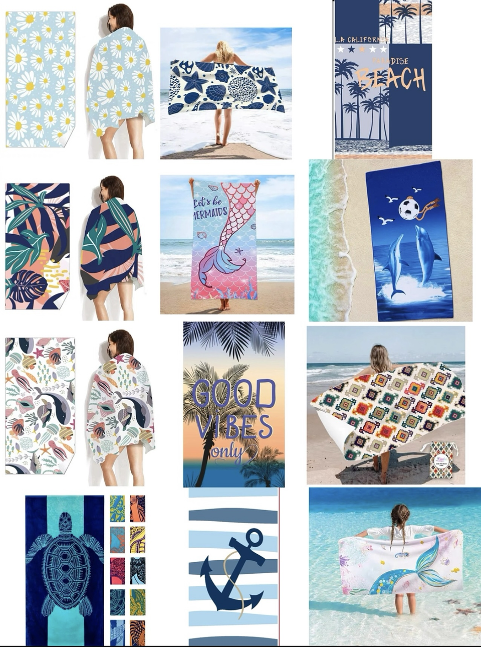 TOALLON PLAYA MICROFIBRA 90x180CM 1