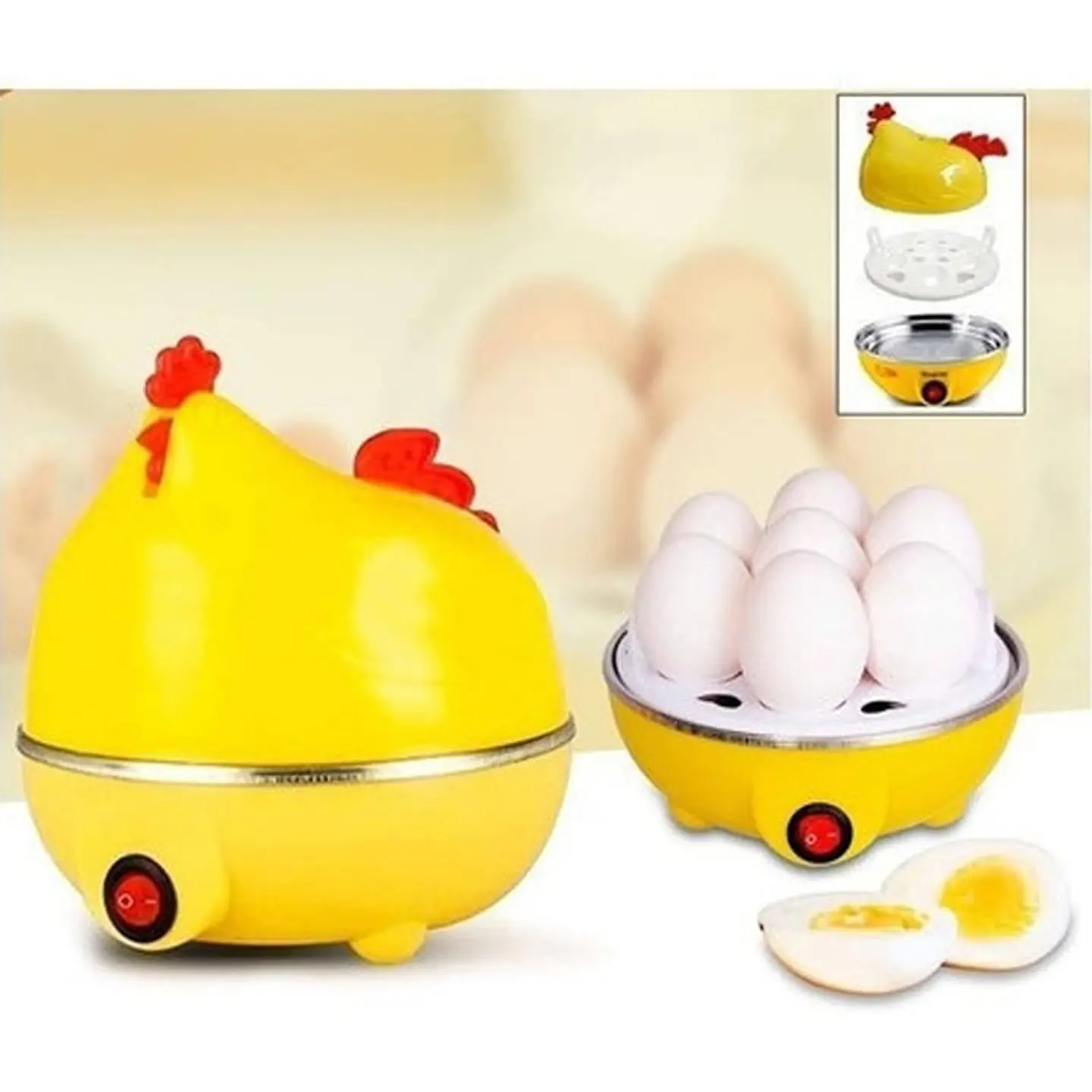 MÁQUINA GALLINA HERVIDOR COCEDOR DE HUEVOS  2