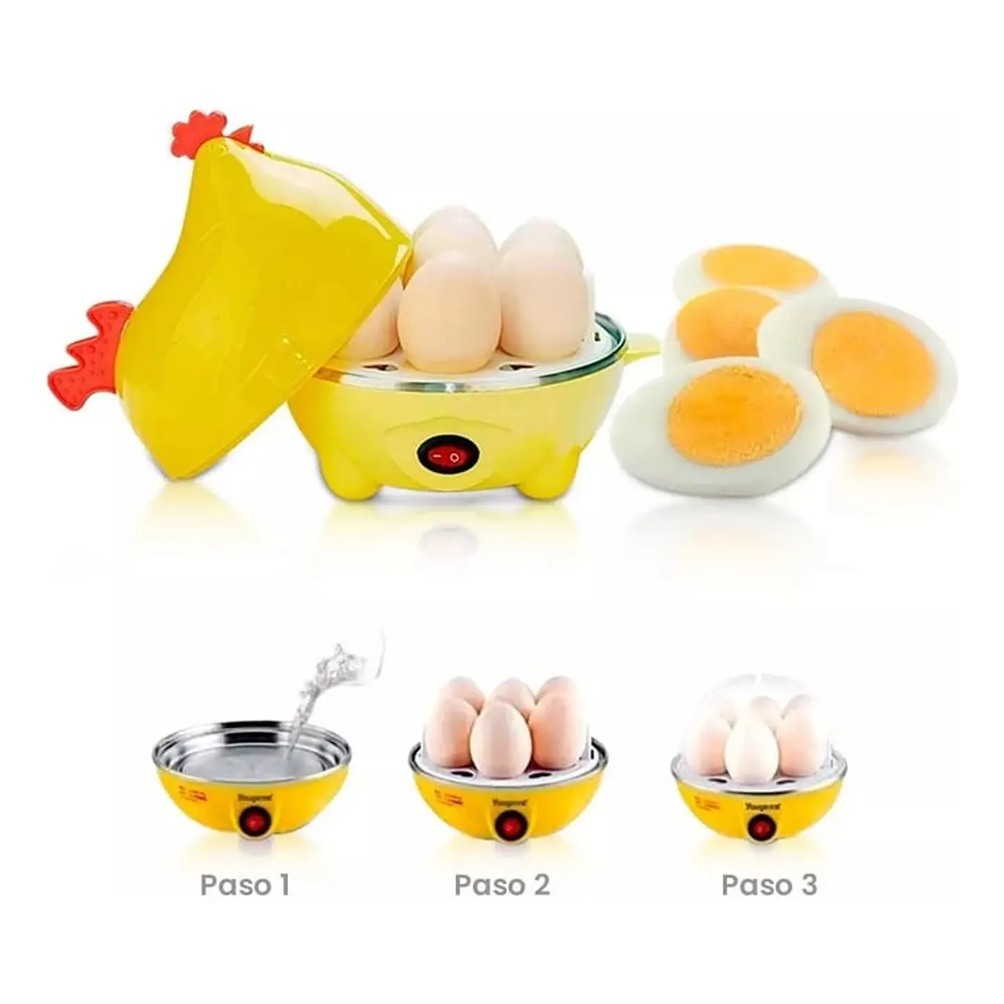 MÁQUINA GALLINA HERVIDOR COCEDOR DE HUEVOS  3