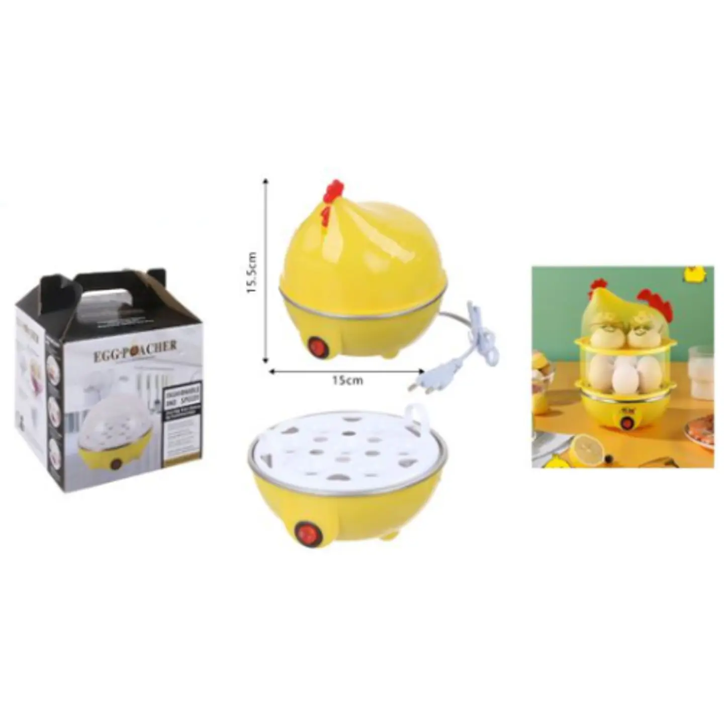 MÁQUINA GALLINA HERVIDOR COCEDOR DE HUEVOS  6