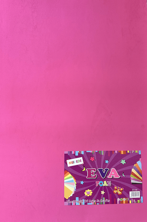 GOMA EVA COLOR FUCSIA 60x40CM