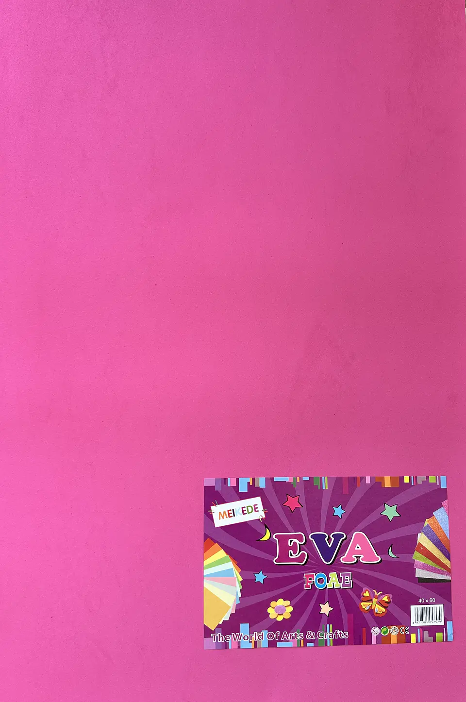 GOMA EVA COLOR FUCSIA 60x40CM 1