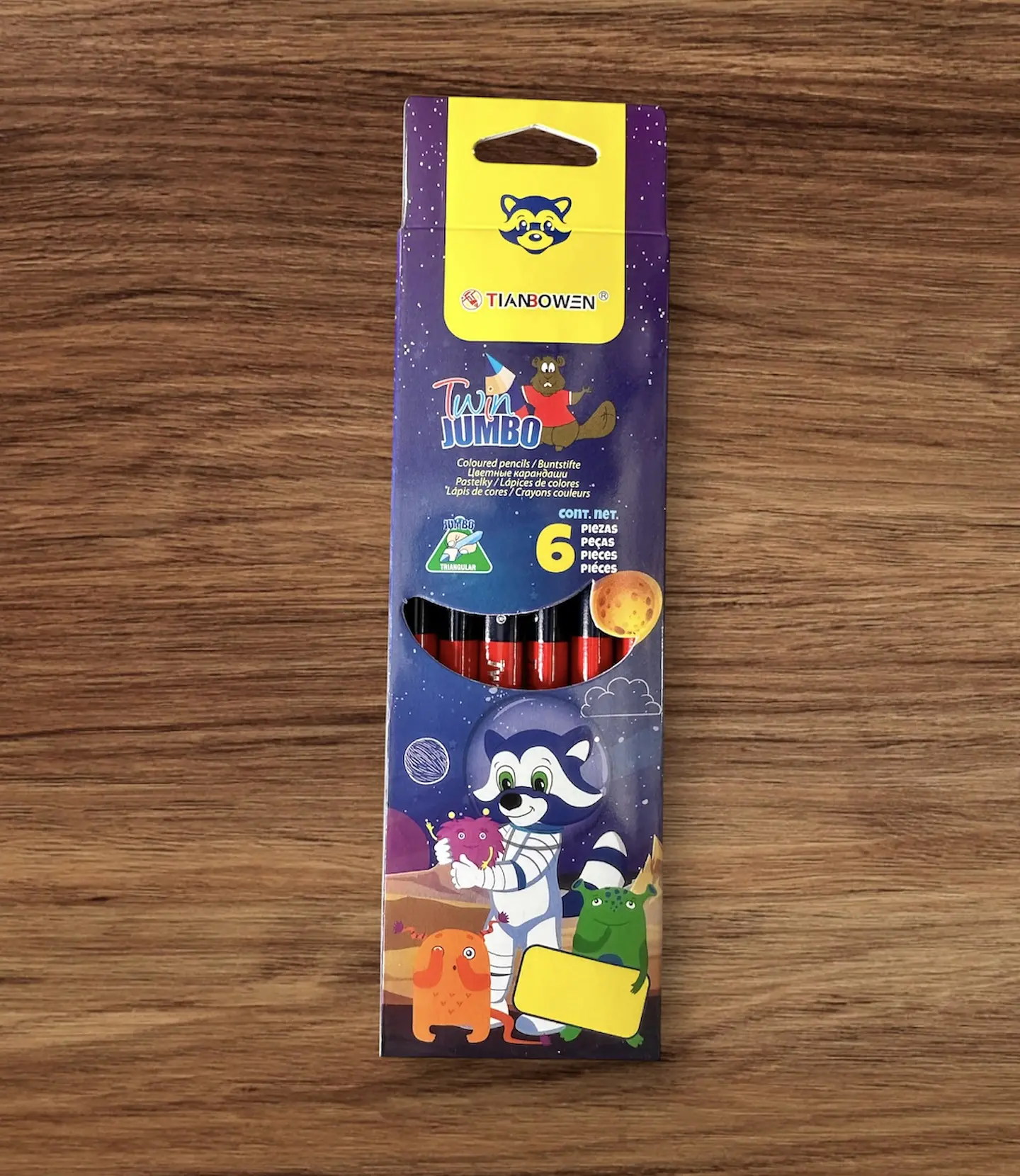 BICOLOR JUMBO TIANBOWEN CAJITA 6UNDS 2