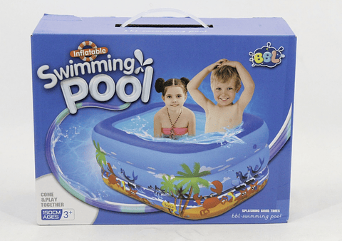 PISCINA INFLABLE CUADRADO 150x105x56CM