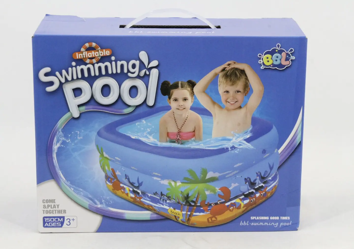 PISCINA INFLABLE CUADRADO 150x105x56CM 1