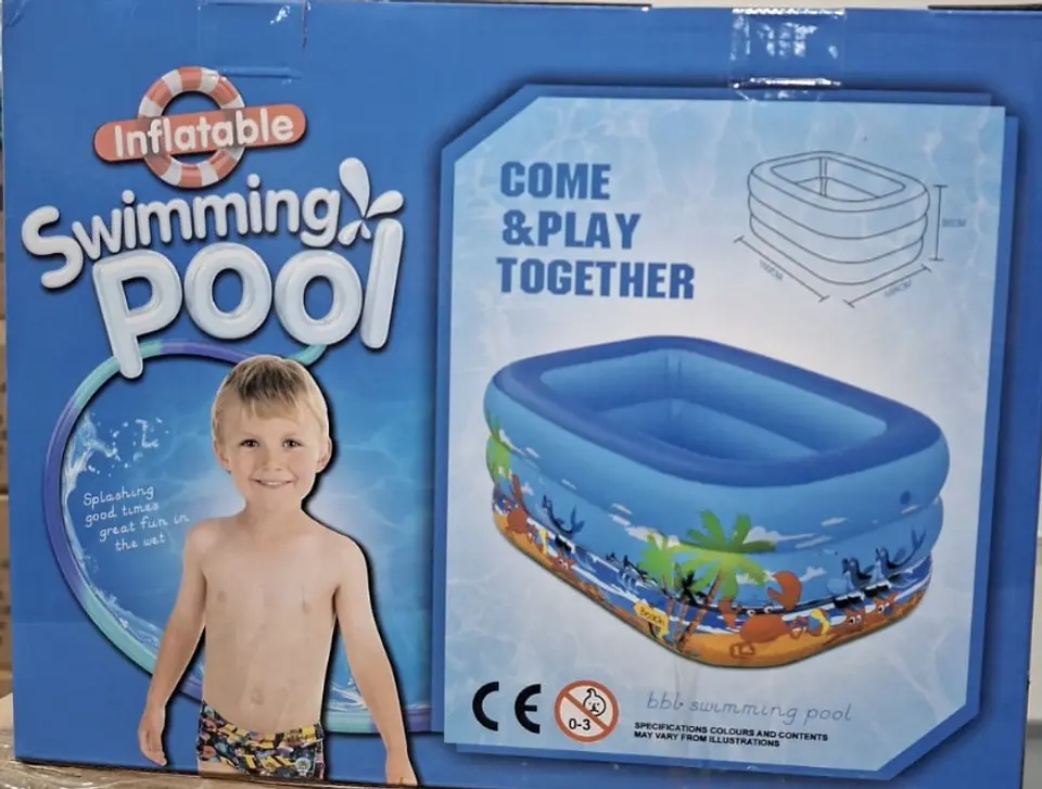 PISCINA INFLABLE CUADRADO 150x105x56CM 2