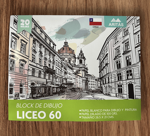 BLOCK DE DIBUJO LICEO #60 100GRS 26.5x21CM