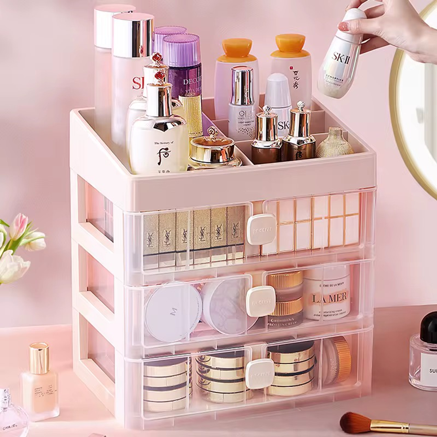 ORGANIZADOR DE 4 PISOS KAWAI 28x24x18CM 4