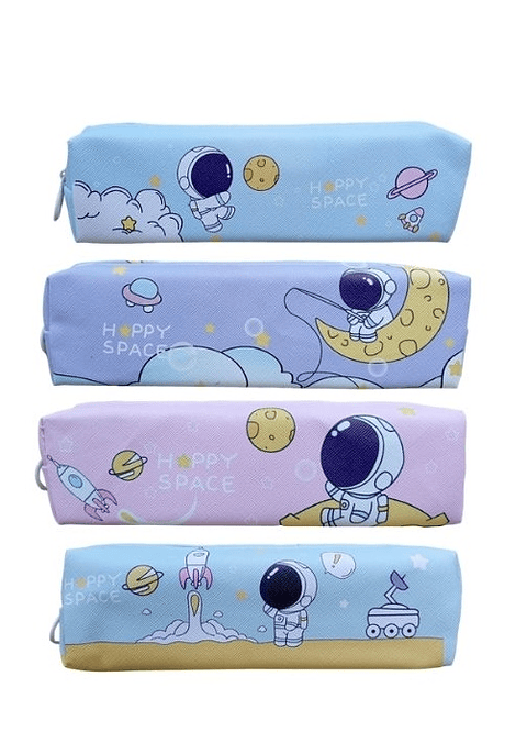 ESTUCHE PORTALÁPIZ ASTRONAUTA 22CM