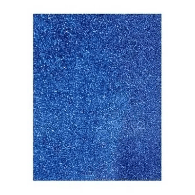 GOMA EVA AZUL GLITTER 60x40 PQT 10UNDS